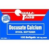 Docusate Calcium SG - 240 mg - Compares to Surfak - Bottle of 500