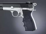 Hogue Rubber Wraparound Grips With Finger Grooves Browning High Power 9 mm
