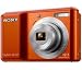 SONY Cyber-shot DSC-S2100 - orange + Compact Pix Case + 4 GB SDHC Memory Card