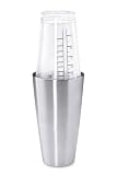 Zack 20461 CIUS Boston shaker w. gla Stainless Steel