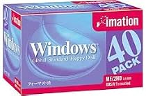 MF2HDWIN40KS 3.5フロッピーDOS40枚紙箱入り