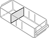 Trennwandsatz Typ B 24 Stück 87x57mm quer für Typ 150-02 transparent