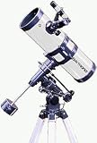 White Baytronix AstroVenture 4.5 Reflector Telescope Fast f/4.4 EQ Mount