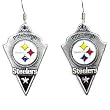 Pittsburgh Steelers Dangle Earrings - NFL Football Fan Shop Sports Team Merchandise