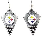 Pittsburgh Steelers Dangle Earrings - NFL Football Fan Shop Sports Team Merchandise