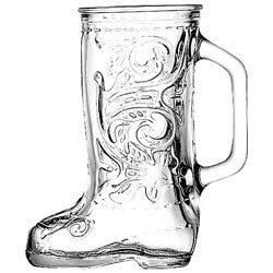 Click here to buy 12.5 Oz Glass Boot Mug (162UAH) by Anchor Hocking.