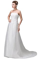 Strapless Sheath Organza/Taffeta Lace Beaded Pleated  Dress