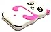 BUKIT CELL (TM) HOT PINK Cute Panda 3D Cartoon Soft Silicone Gel Skin Case Cover for IPOD TOUCH 4 4G 4TH GENERATION + Free Screen Protector + Free METALLIC Detachable Touch