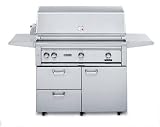 Lynx Gas Grills 42 Inch Propane Gas Grill On Cart With Rotisserie L42FR-1-LP