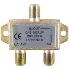 Diplexer 1 Port DC Passive 40-2150 MHz