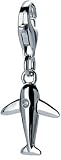 Jet Setter Sterling Silver Diamond Charm By Hot Diamonds