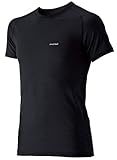 (モンベル)mont-bell ジオライン L.W. Tシャツ Men’s 1107484 BK ブラック M