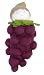 Organic Fruit Toy Grapes - Organic Egyptian Cotton Fair Trade