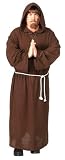 Adult Friar Tuck Deluxe Hooded Monk Robe Costume