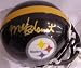 Mel Blount Autographed/Hand Signed Pittsburgh Steelers Football Mini Helmet