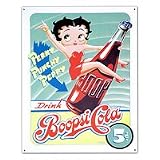Nostalgic Betty Boop Tin Sign : Boopsi Cola