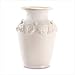 WHITE PORCELAIN URN B37-047