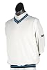 Buy Cricket Sweater - Teknik Cricket Sweater Extra Large Navy/Sky/Navy Trim
