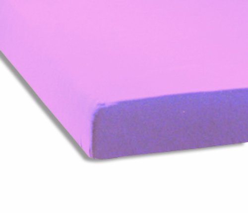Kinzler C-03136/10 Baumwoll-Jersey Spannbetttuch, 180-200 x 200 cm, rosa