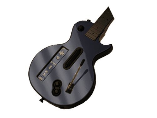 Guitar Hero III 3 (GH3) for Nintendo Wii Skin - NEW - BLACK CHROME MIRROR system skins faceplate decal mod