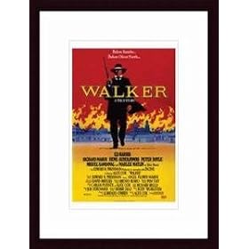 Walker, Art Poster with Wood Frame, poster size: 11" x 17"