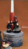 Two Kids Holding Candlestick Holder, (holds formal or tapered candles) WW1505