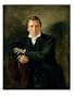 Portrait of Heinrich Heine 1831 Art Giclee Poster Print by Moritz Daniel Oppenheim, 18x24