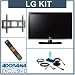 LG 32LD350 32 inch Class 720p HD LCD TV with Advanced Accessory Kit (2 HDMI Cables, 1 RGB Cable, 1 Audio Cable, Plasma / LCD Clean Kit, Monster 6 Outlet Surge Protection, TV Wall and Ceiling Mount)