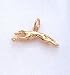 Greyhound Dog Charm In 14kt Gold