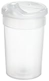 Duro-Med Flo-Trol Convalescent Vacuum Feeding Cup, Clear (Pack of 3)