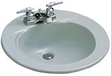 Eljer # 051-0174-82 Nat China Round Lavatory