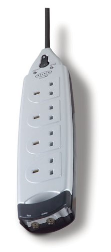 Childrens Toyshop  Computer : Belkin PureAV Home Cinema Surge Protector - 4 socket, AV protection