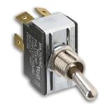 Paneltronics Switch DPDT Metal Bat Handle On/Off/On Toggle