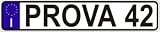 Italian EEC Plate