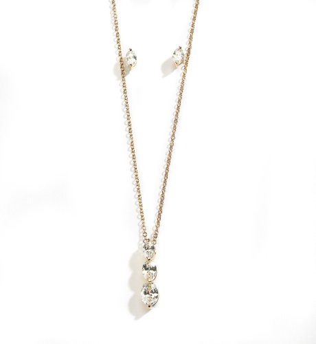 Gold Plated Necklace & Earrings Set