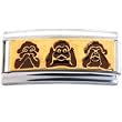 Gold Speak No Evil Hear No Evil See No Evil Italian Charm
