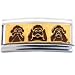Gold Speak No Evil Hear No Evil See No Evil Italian Charm