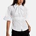 Armani Exchange Bow Tie Blouse