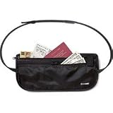 PacSafe Cover Safe Secure Waist Wallet Black with Exomesh
