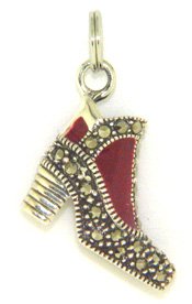 High Heel Shoe Enameled Charm by Judith Jack