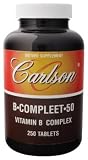 Carlson Laboratories - B-Compleet-50 Vitamin B Com, 250 tablets