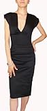 Fashion Victim, Ladies Galaxy Pencil Dress, Victoria Pencil Dress in Black, Size 8