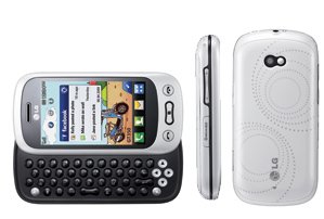 Handy LG GT350 White Black QWERTY Tastatur Ohne Simlock