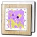 Pink Ice Cream Dots and Flowers - 6 Inch Tile Napkin Holder