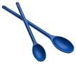 MIU France 10011 Mixing Spoon Set, High Temp Nylon, Blue,12" and 15", Set of 2