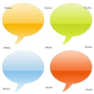 Speech Bubbles Captions Wall Decal