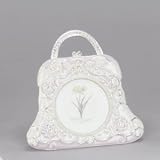 Silver-plated Lavender and Ivory Photo Frame
