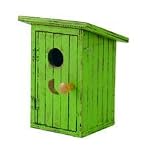 Birdhouse Birdie Loo Green
