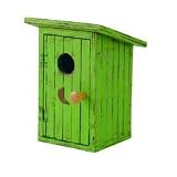 Birdhouse Birdie Loo Green by Barnstorm