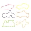 Traffic Shaped Glow in Dark Scented Shaped Rubber Bands Bandz Bracelets (12)